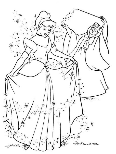 Cinderella Coloring Pages, Cinderella Theme, Disney Princess Coloring Pages, Knitting Patterns Free Blanket, Abstract Coloring Pages, Disney Wall, Princess Coloring Pages, Princess Coloring, Disney Aesthetic