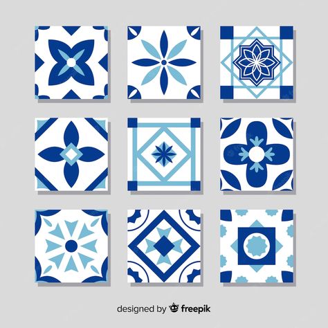 Simple Tile Design Pattern, Simple Tile Design, Floor Pattern Design, Tile Design Ideas, Colorful Tile, Abstract Tile, Tile Design Pattern, Design Texture, Easy Drawing Tutorial