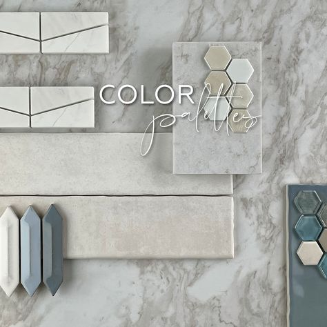 Shop by White Palettes | Daltile Daltile Luxecraft Arteko Antique White, Daltile Bathroom Tile Flooring, Bathroom Tile Palette Ideas, Daltile Mesmerist Spirit, Tile Mood Boards Bathroom, Dal Tile Bathroom, Daltile Bathroom Shower Walls, Bathroom Tile Combinations Color Schemes Colour Palettes, Custom Tile Shower Ideas