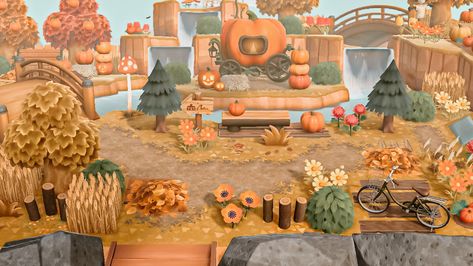 Acnh Halloween Code, Farm Town, Fall Cottagecore, Cottagecore Fall, Acnh Cottagecore, Animal Crossing Funny, Animal Crossing Wild World, Night At The Museum, Pumpkin Spice Season