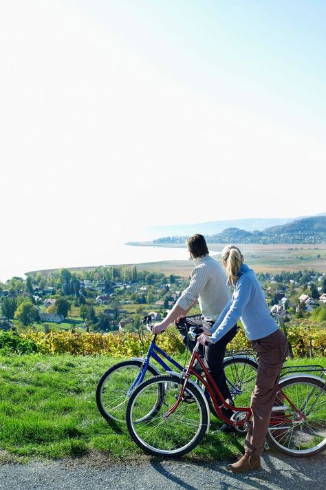 9 Reasons to Visit Hungary's Lake Balaton Cycling Couple, Couple Cycling, Lake Balaton, Couples Holiday, Sports Couples, Holiday Dates, Summer Dates, European Vacation, Budapest Hungary