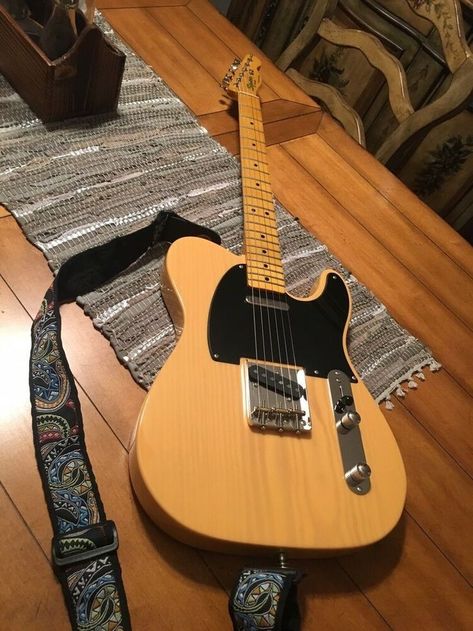 Butterscotch Telecaster, Telecaster Aesthetic, Electric Guitar Kits, Pretty Guitars, Fender Bender, Electric Guitar For Sale, Guitar Obsession, Custom Electric Guitars, Guitar Kits