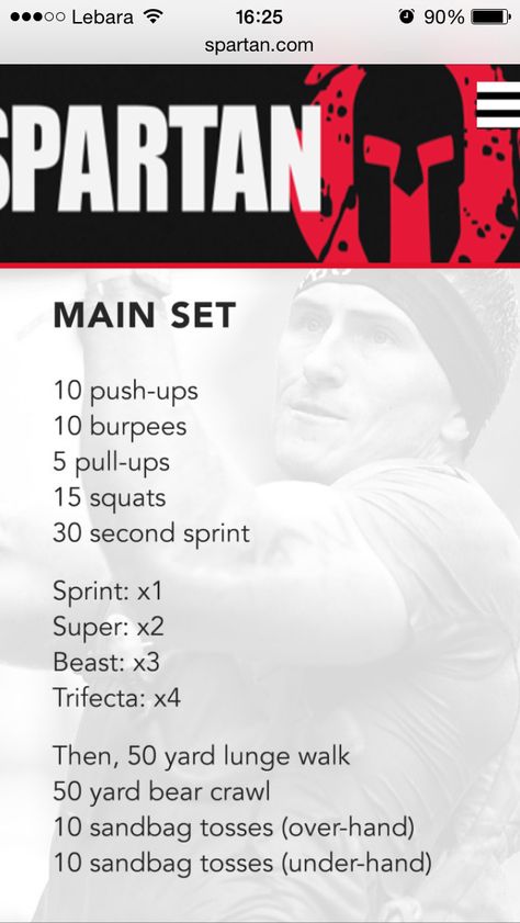 Spartan workout Spartan Method, Illyrian Training Workout, Spartan Workout, Calisthenics Workout Routine, Spartan Race Training, Morning Workout Routine, Fast Workouts, Spartan Race, Race Training