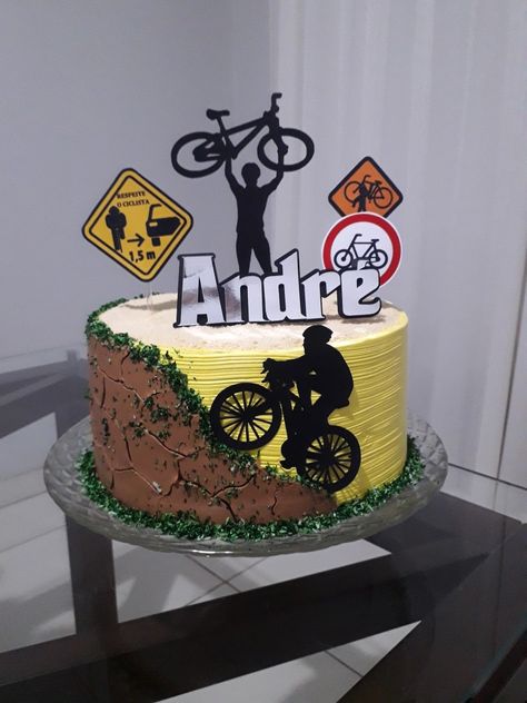 Mountain Bike Cake, Cycling Cake, Bike Cakes, Birthday Sweets, Birthday Cake For Mom, 40th Cake, 6th Birthday Cakes, Sport Cakes, Creative Cake Decorating