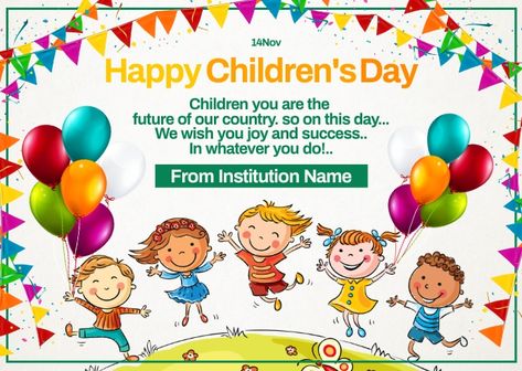 440+ customizable design templates for ‘happy children's day’ Happy Childrens Day Poster, Children's Day Greetings, Children's Day Message, Children's Day Poster, Happy Children's Day, Notice Board, Children's Day, Phone Background, Child Day