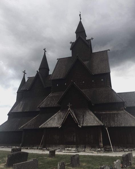 Goth Architecture, Stave Church, Gothic Culture, Living Modern, Southern Gothic, Gothic Aesthetic, Gothic Architecture, Gothic House, Gothic Art