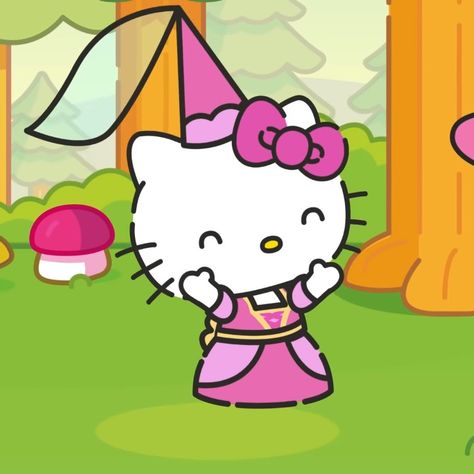 S3 E15 - Rainy Day Adventure Pink Cutecore, Adventure Time Flame Princess, Hello Kitty Imagenes, Images Hello Kitty, Hello Kitt, Princess Kitty, Walpaper Hello Kitty, Hello Kitty Themes, Miss Kitty