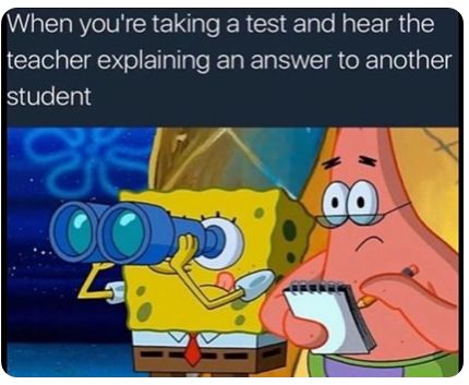 Pinterest: @jenesking Funny Test Answers Student, Funny Test Answers, Funny Spongebob Memes, Funny Test, Spongebob Funny, Spongebob Memes, School Memes, Crazy Funny Memes, Relatable Post Funny