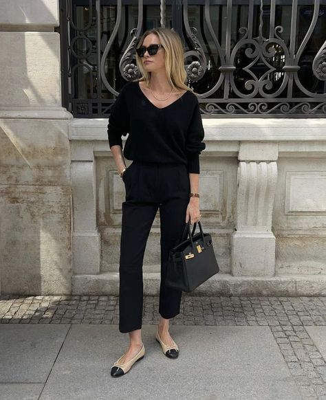 Outfit Chic, Minimal Chic, Dinner Outfits, All Black Outfit, Mode Inspo, 가을 패션, Classic Outfits, Mode Inspiration, Work Fashion