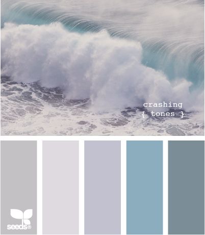 coastal color palettes rooms | For now, enjoy some beachy tranquility... All images courtesy of ... Eames Design, Beach Colors, Color Concept, Color Palate, Design Seeds, Bath Room, Paint Schemes, Nails Acrylic, Colour Schemes