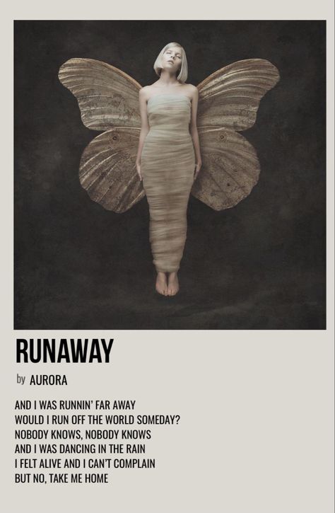 Runaway By Aurora, Minimalist Music, My Demons, Music Poster Ideas, Vintage Music Posters, Friends Poster, Film Posters Minimalist, 8bit Art, Music Collage