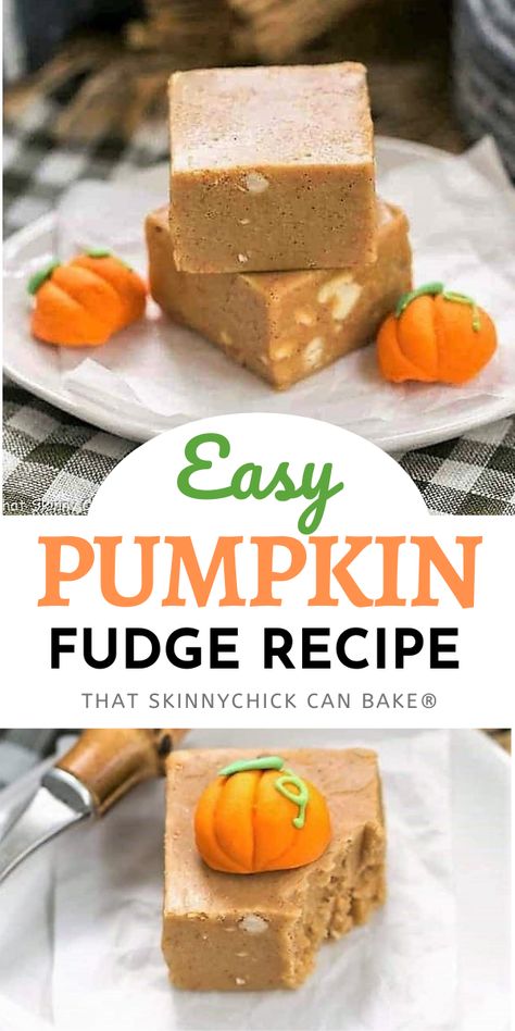 Easy Pumpkin Fudge, Basic Fudge Recipe, Holiday Fudge, Pumpkin Fudge, Fudge Recipes Easy, Easy Holiday Recipes, Cinnamon Chips, Fudge Easy, Marshmallow Creme