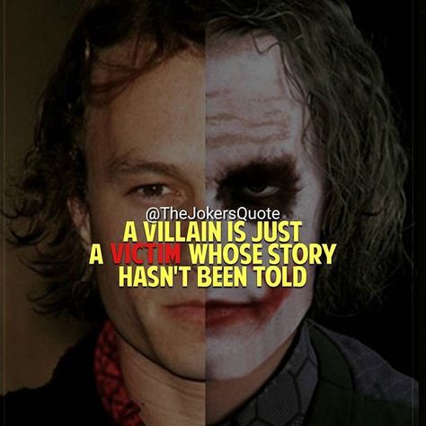 Quotes About Villains, Villain Inspiration, Heath Ledger Joker Quotes, Joker Quote, Harley Quinn Quotes, Villain Quote, Heath Ledger, Life Quotes Love, Joker Quotes