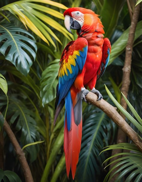 Download free HD stock image of Scarlet Macaw Bird Macaw Parrot Photography, Parrots Photography, Macaws Parrot, Tattoo Prep, Pet Bedroom, Amazon Birds, Macaw Art, Macaw Bird, 2024 Tattoo