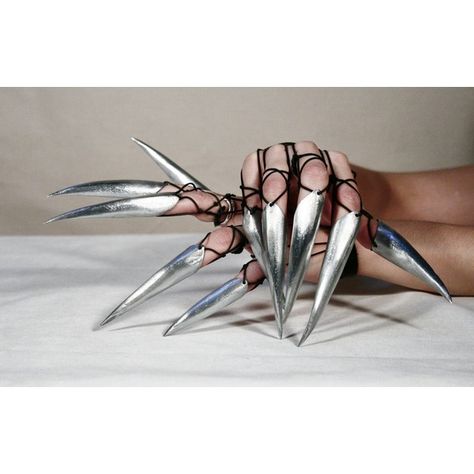 Pix For > Metal Claws For Fingers ❤ liked on Polyvore featuring jewelry, rings, talon jewelry, claw ring, talon ring, metal rings and metal jewelry Metal Claws, Yennefer Of Vengerberg, Costume Design, Fashion Statement, Metallica, Clothing Accessories, Designer Clothing, Jewelry Accessories, Character Design