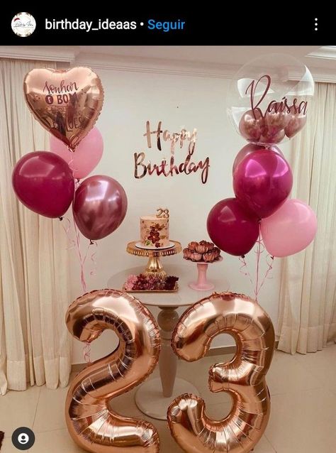 Simple Birthday Decorations At Home, 23rd Birthday Decorations, Birthday Wishes For Best Friend, Happy Birthday 23, Surprise Birthday Decorations, Decoration Buffet, Birthday Decorations At Home, 18th Birthday Decorations, Simple Birthday Decorations