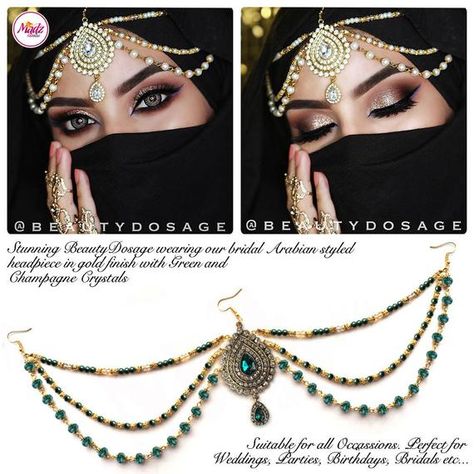 Indian Hair Jewelry, Chain Hair Accessories, Arabic Hijab, Prom Hair Jewelry, Jewelry Headpiece, Nose Jewels, Bridal Nose Ring, Estilo Hijab, Matha Patti