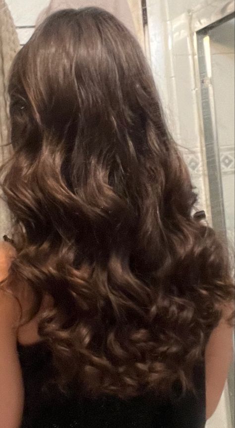 Heartless Curls, Brown Curls, Wavy Hairstyles Medium, Heatless Curls, Hair Stylies, Long Wavy Hair, Hair Inspo Color, Dream Hair, Aesthetic Hair