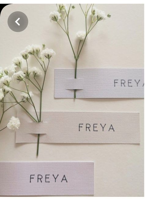 Flower Stem, בר מצווה, Table Names, Name Card, Christmas Decor Ideas, Menu Cards, Wedding Place Cards, Wedding Stationary, Wedding Menu