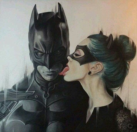 Licky lick. regram @artwork.empire ~ Unknown Artist ~ Batman Love, Batman And Catwoman, Wonder Women, Batman Comic Art, Im Batman, Batman Vs, Batman Joker, Batman Art, Batman Comics