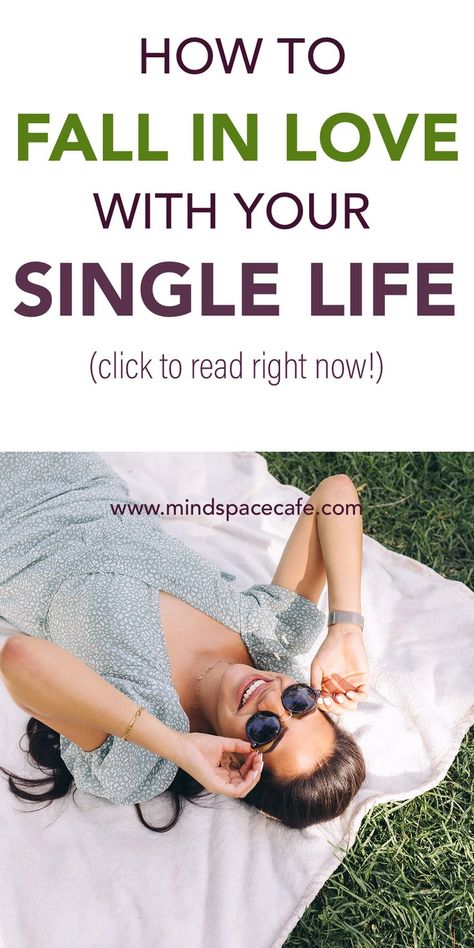 How to be happy as a single woman. Learn how to love yourself being single and cherish being alone. Fall in love with your life again as a single woman. Single Life Goals, How To Live A Single Happy Life, Singlehood Woman, How To Accept Being Single, Podcasts For Single Women, Single In My 30s, How To Be Ok Being Single, How To Live Single And Happy, Being Single Again