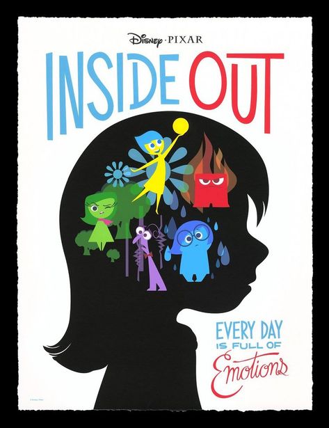 16 Inside Out Poster, Inside Out Movie, Pixar Inside Out, Inside Out Emotions, Emotions Posters, Inspirerende Ord, Disney Inside Out, 디즈니 캐릭터, Images Disney