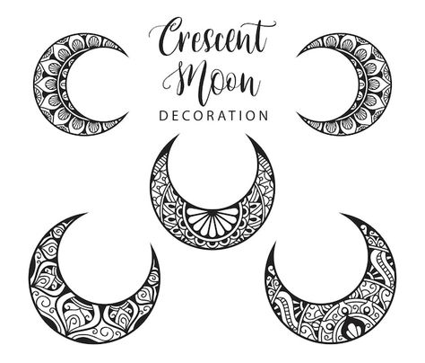 Aztec Moon Tattoo, Aztec Tattoo Designs For Women Beautiful, Esoteric Alchemy, Filler Tattoos, Piercings Bonitos, Moon Decoration, Mystical Tattoos, Islamic Holidays, Moon Mandala