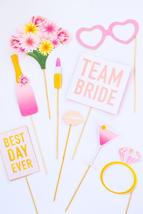 Printable Hen Party Props | Bridal Shower |Bachelorette Party | For more visit https://bespoke-bride.myshopify.com/collections/printables/products/bridal-shower-bachelorette-party-photo-booth-props-printables | Bridal Shower Photo Booth Props, Photo Booth Props Free Printables, Bachelorette Party Photo Booth Props, Bachelorette Photo Booth, Bachelorette Party Photo Booth, Photo Booth Props Free, Bridal Shower Photo Booth, Photo Booth Printables, Snapchat Photo