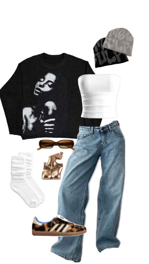 tiktok style, fashion outfit, fashion ideas, 2000s, y2k, 90s, ahs style, ahs Nails Indie, Bestie Hangout, Girlfriend Outfits, Summer Work Outfits Office Casual, Ahs Style, 90’s Outfits, Outfits 2000s, Going To Sleep, Outfit Inspo Casual