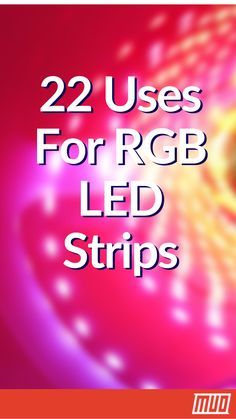 22 Ways to Light Up Your Life With RGB LED Strips #LED #Lighting #DIY How To Make Led Lights Move, Where To Put Led Strip Lights, Led Tape Lighting Ideas, Govee Led Light Ideas, Rgb Lighting Ideas, Led Light Strip Ideas, Strip Light Ideas, Smart Lighting Ideas, Led Lights Strip Ideas