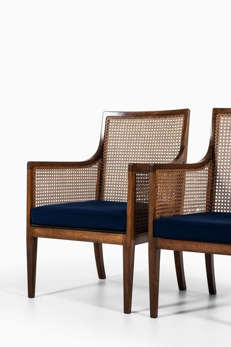 Lysberg Hansen & Therp Bergere easy chairs at Studio Schalling Woven Furniture Design, Pretty Furniture, Townhouse Interior, Easy Chairs, Furniture Details Design, Cane Furniture, Woven Furniture, Wooden Sofa, Restaurant Interior Design