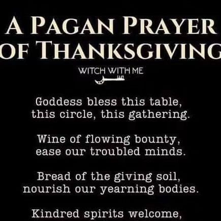 Leza Labrador on Instagram: "By Witch With Me #Thanksgiving #pagan #blessing #prayer #goddess #holiday" Pagan Thanksgiving Quotes, Pagan Thanksgiving, Witch Practice, Gratitude Ritual, Mother Nature Goddess, Pagan Prayer, Prayer Of Thanks, Thanksgiving Gratitude, Thanksgiving Prayer