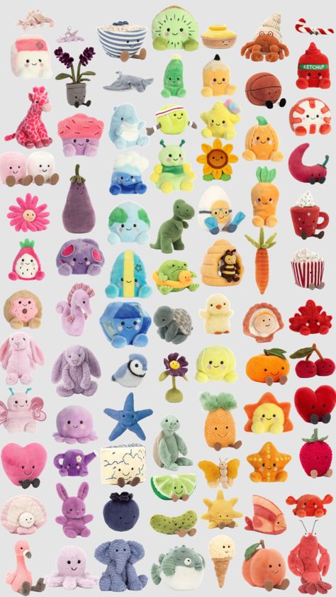 JELLYCATS!😍 #jellycat #preppy #fyp #coquette #aesthetic #plushies Aesthetic Plushies, Baby Art Crafts, Jellycat Stuffed Animals, Cute Squishies, Marine Theme, Cute Stuffed Animals, Birthday Wishlist, All Things Cute, Baby Art