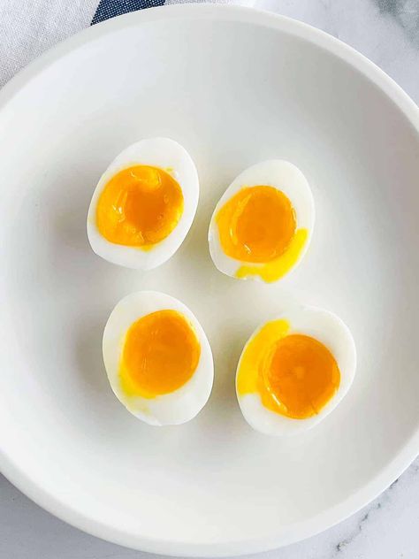 How to Make Jammy Soft-Boiled Eggs - Cook Fast, Eat Well Recipes Easy Dessert, Jammy Eggs, Soft Egg, Easy Dessert Recipes, Food Fast, Soft Boiled Eggs, Hard Boiled, Eat Well, Great Food