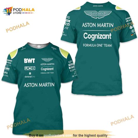 F1 Aston Martin team 3D Shirt Formula One Team Racing Check more at https://podhalastore.com/product/f1-aston-martin-team-3d-shirt-formula-one-team-racing/ Sportswear T-shirt With Team Name For Team Events, Long Sleeve Sports Event T-shirt With Team Logo, Golf T-shirt With Graphic Print For Team Spirit, Sports Team Logo T-shirt, Short Sleeve, Cotton T-shirt For Motorsport Events, 3d Shirt, Team Uniforms, One Team, Formula One