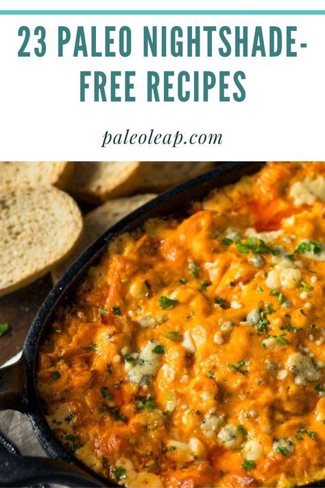 nightshade free recipes pin No Nightshade Salsa, Dairy Free Nightshade Free Recipes, Nightshade Free Recipes Slow Cooker, Nightshade Free Paleo Recipes, Healthy Nightshade Free Meals, Nightshade Free Recipes Dinner, Nightshade Allergy Recipes, Nightshade Free Curry, Non Nightshade Recipes