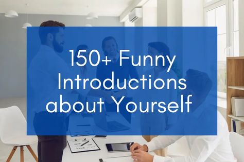 You are sure to reach the right connections on Facebook, Instagram and any dating apps with this collection of funny introductions about yourself! Funny Self Introduction Lines, Funny Introduction Quotes, How To Introduce Yourself On Instagram, Funny Ways To Introduce Yourself, Funny Introduction About Yourself, Best Introduction Lines, Funny Introduction, Introduction Quotes, Funny Topics