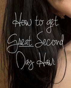 Kristina does the Internets: Five Tips for the Best Second Day Hair How To Style Day 2 Hair, 2nd Day Hairstyles Long, 2nd Day Hairstyles For Short Hair, 2nd Day Hairstyles, Second Day Hair, 2nd Day Hair, Rock Yard, Hair Craft, Hair Fan