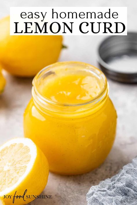 Homemade Lemon Curd Recipe Weight Watchers Desserts, Vegan Lemon Curd, Condiments Recipes, Patisserie Vegan, Weight Watcher Desserts, Homemade Lemon Curd, Jul Mad, Lemon Curd Recipe, Curd Recipe