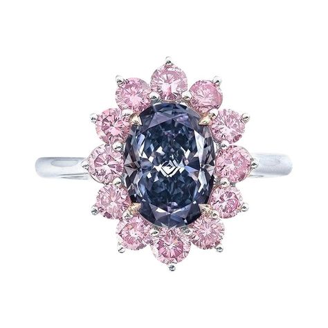 Check out this item from 1stdibs! Emilio Jewelry GIA Certified Natural 2.00 Carat Deep Blue Diamond: https://www.1stdibs.com/id-j_19064422 Emilio Jewelry, Fancy Color Diamond Ring, Expensive Diamond, Blue Diamonds, Blue Diamond Ring, Pink Diamonds, Purple Jewelry, Jewels Rings, Luxury Rings