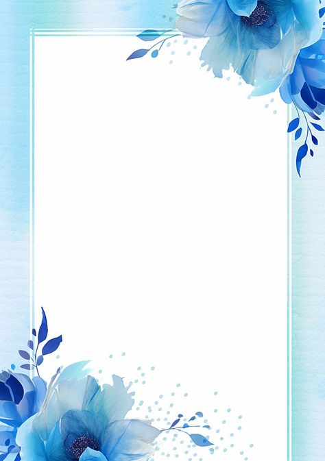 Blue Flower Frame, Royal Blue Flowers Background, Certificate Background Design Blank Blue, Baby Frame Background Boy Blue, Blue Floral Border Frame, Halo Backgrounds, Blue Flower Frame Background, Blue Flowers Background, Geometric Box