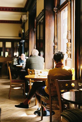 Woman At Cafe, Cafe Photography People, Cafe Photography, Costa Coffee, Pub Set, People Sitting, Coffee Cafe, Cafe Restaurant, A Restaurant