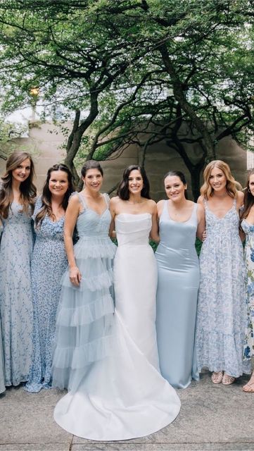 Haute Couture, Blue Bridesmaid Dresses, Trending Bridesmaid Dresses, Light Blue Wedding, Something Blue Wedding, Blue Themed Wedding, Blue Theme, Future Wedding Plans, Blue Bridesmaids