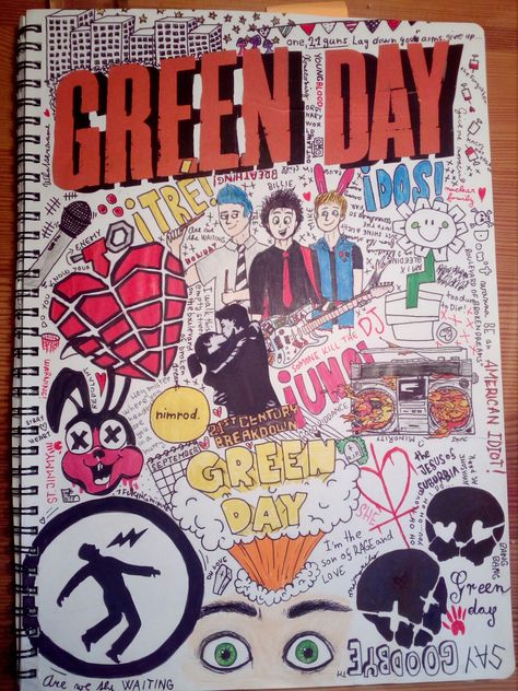 GREEN DAY drawings Green Day Drawings Easy, Green Day Merch, Green Day Drawings, Green Day Fanart, Green Day Art, Sigma Music, Green Day Albums, Band Drawing, Fashion Brenda