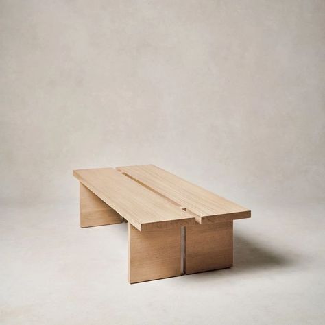 Table Japandi, Japanese Coffee Table, Japandi Furniture, Plywood Coffee Table, Natural Coffee Table, Natural House, Modern Family Rooms, Minimalist Coffee Table, Low Coffee Table