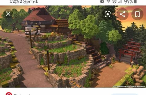 Dragon Quest Builders 2 Farm Ideas, Minecraft Quest Ideas, Dragon Quest Builders 2 Builds, Minecraft Pathways Design, Minecraft Dragon, Dragon Quest Builders 2, Rumah Minecraft Sederhana, Minecraft Structures, Bangunan Minecraft