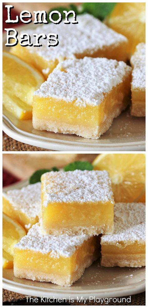 كريم بروليه, Citron Recept, The Best Lemon Bars, Shortbread Cookie Crust, Best Lemon Bars, Lemon Bars Recipe, Lemon Dessert Recipes, Lemon Bars, Lemon Desserts