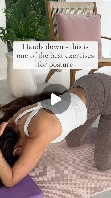 Core Exercises For Posture, Posture Correction Exercises Stretching, Pelvic Floor Tension, Fix Your Posture Exercise, Exercises For Posture, Hunched Shoulders, Exercises For Poor Posture, Lauren Ohayon, How To Fix Poor Posture