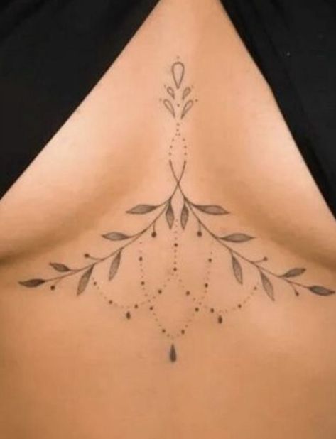 Underboob Tattoos Words, Delicate Sternum Tattoo, Underboob Tattoo Ideas, Underboob Tattoos, Sternum Tattoo Design, Underboob Tattoo Designs, Underboob Tattoo, Small Pretty Tattoos, Writing Tattoos