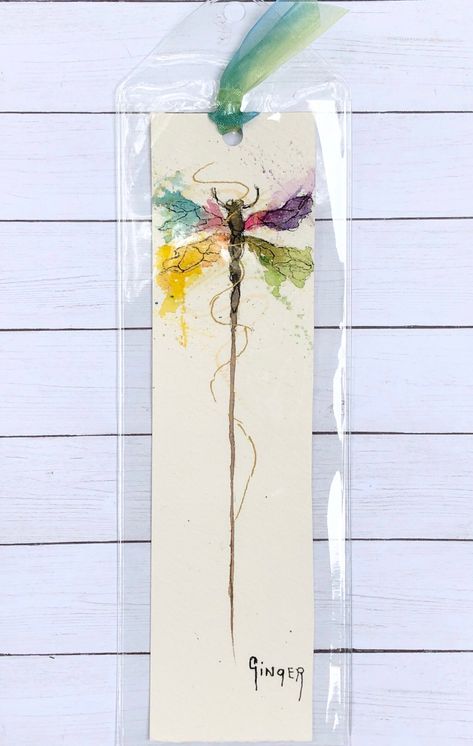 Hand painted watercolor bookmark. 2x7" choose 1,2,3. Ribbon tassel and in clear vinyl case. This listing is for 1 bookmark. Gift for her. Message to seller choice. Summer Bookmarks, Watercolor Party, Loose Watercolor Paintings, Nature Bookmarks, Watercolor Books, Watercolor Bookmarks, Diy Watercolor Painting, Art Hobbies, Book Markers